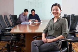 A conference room