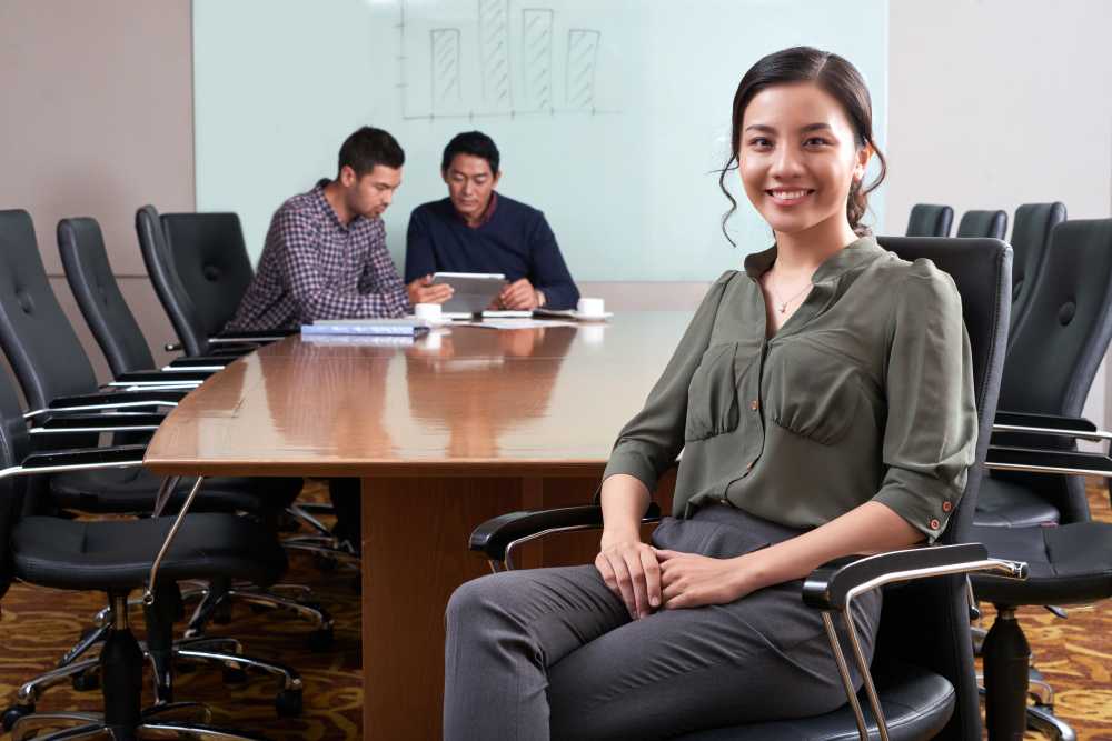 A conference room